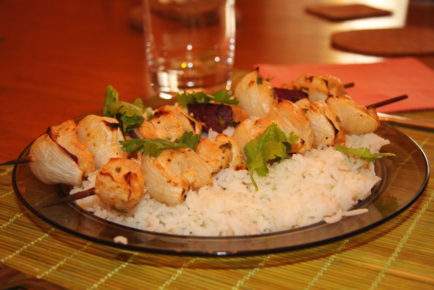 Tandoori Chicken Kebabs