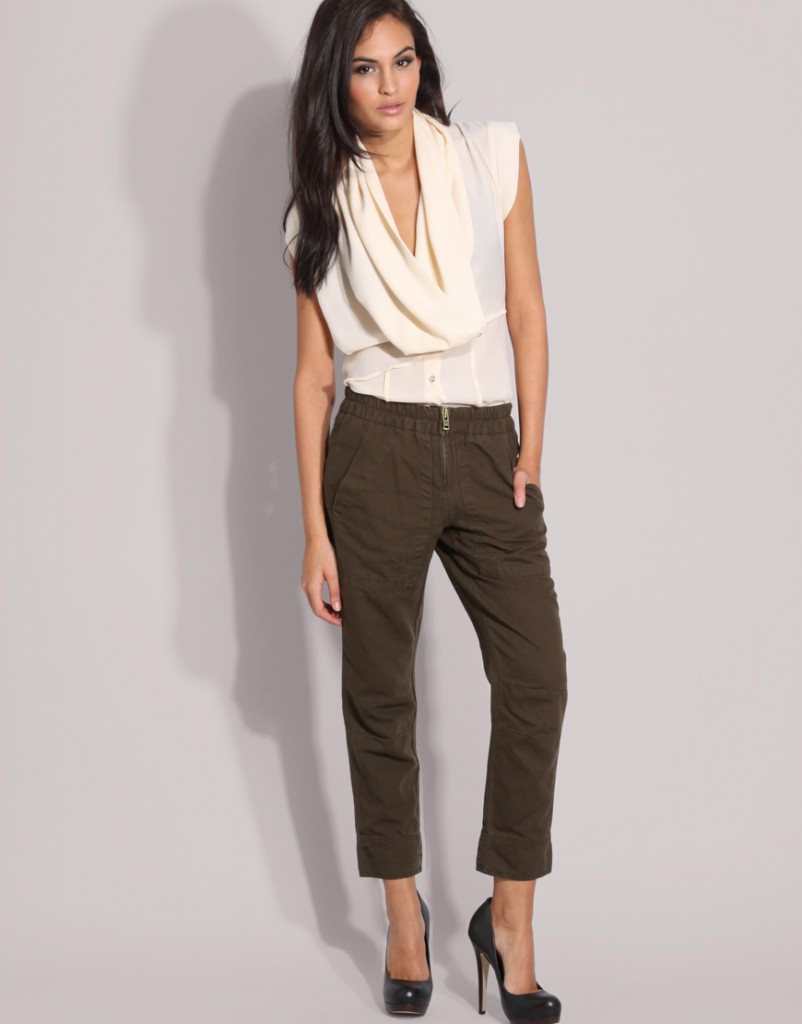 ASOS Patch Pocket Cotton Mix Track Pant