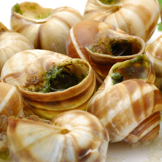 snails in garlic butter