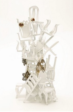 Dollhouse Chairs Jewelry Stand