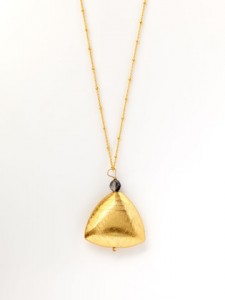GOLD TRIANGLE NECKLACE