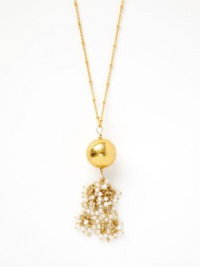 PEARL TASSEL NECKLACE