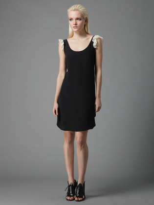 SILK CREPE OLIVIA DRESS