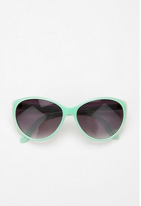 Candy Beach Two-Tone Cat Eye Sunglasses